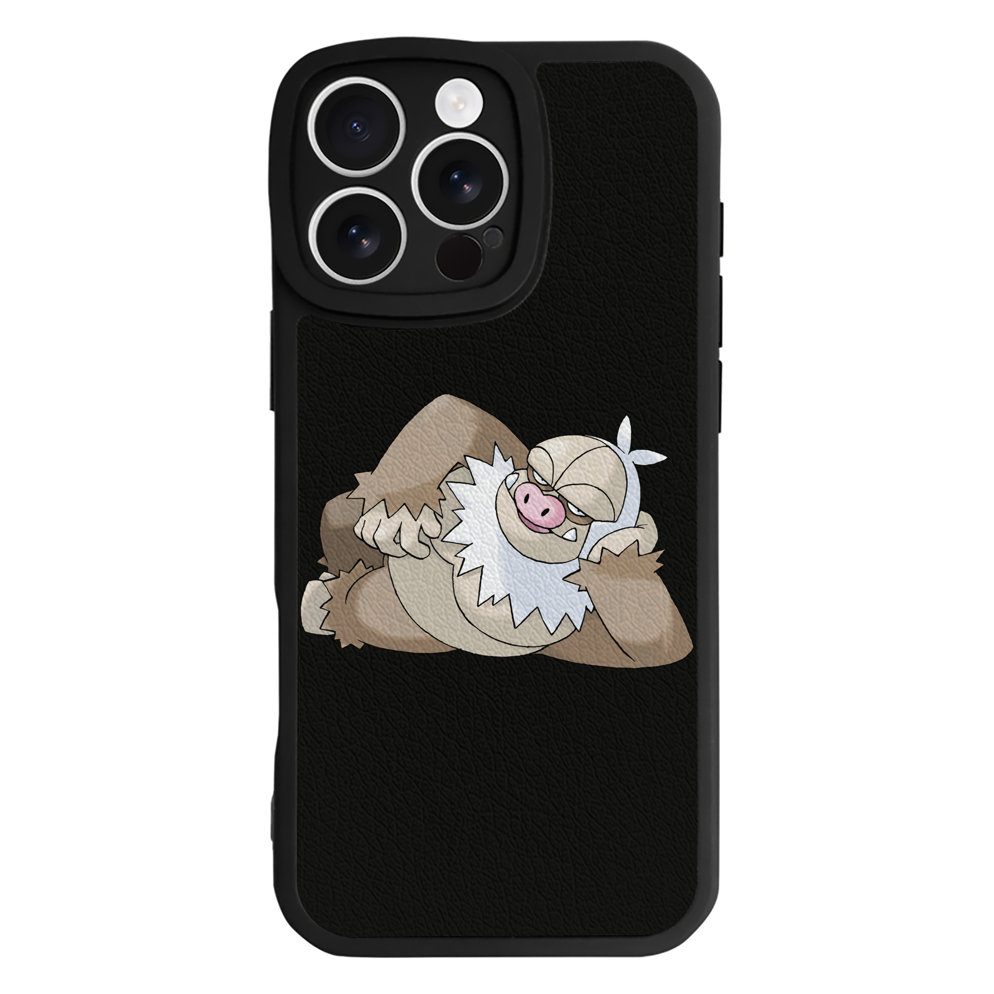 （画像用） ポケットモンスター Pokémon 【iPhone 16シリーズ対応】シリコンスマホケース（レザー調） 材質：シリコン
